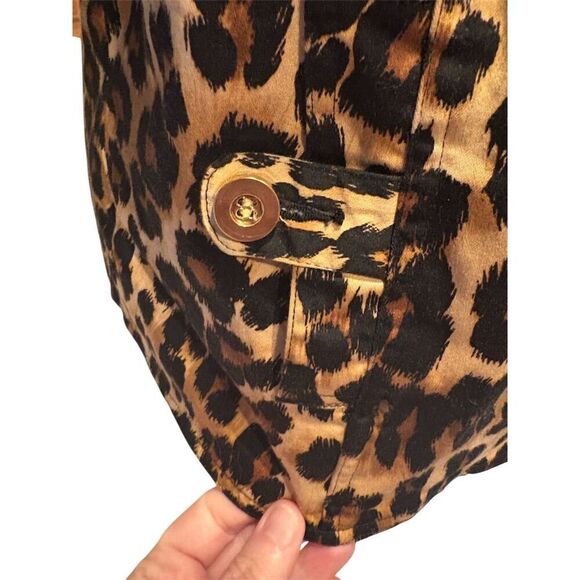 Charter Club Women's Leopard Print Blazer Size L Multicolor Animal Print - Picture 4 of 11